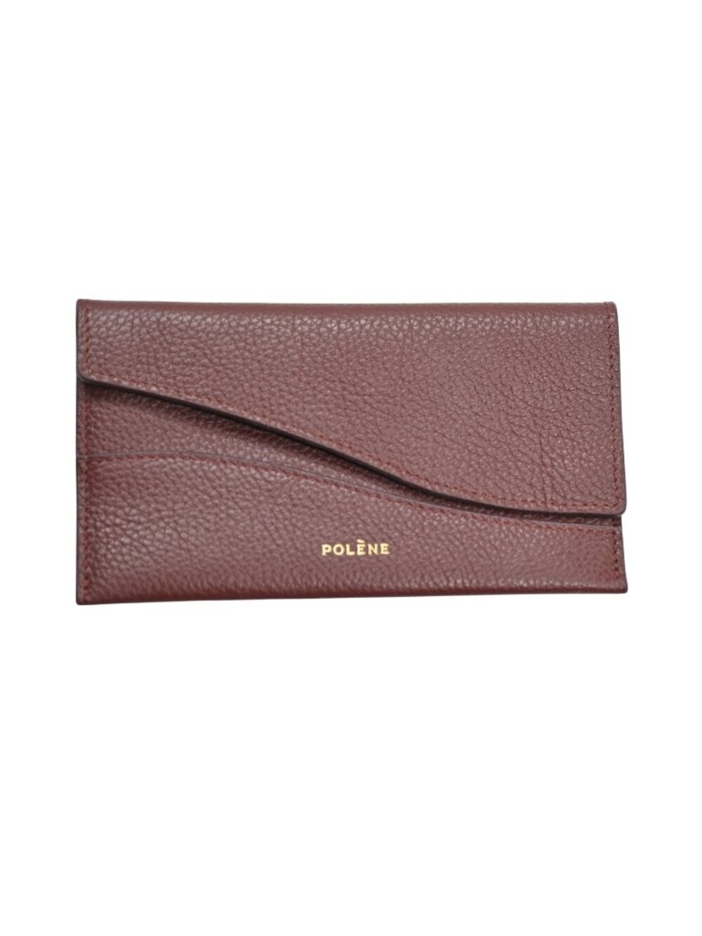 Polène Sierra Full Grain Wallet in Cognac